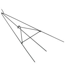 Article Support pour couronnes en métal vert foncé – jusqu'à 50 cm de diamètre