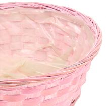 Article Panier à chips rond violet/blanc/rose Ø25cm 6 pcs