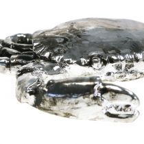 Article Crabe décoratif, argent antique, 12 cm