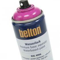 Peinture à l&#39;eau sans peinture Belton rose trafic violet haute brillance spray 400ml