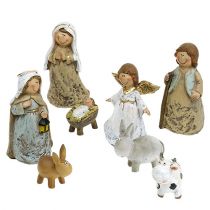 Article Figurines de la Nativité mix 4cm -11cm 8pcs