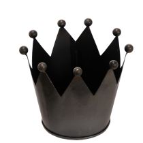 Article Couronne en métal, petite couronne décorative pour la décoration de table, 10 cm