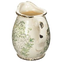 Article Pichet à planter, style vintage, rustique, 16 cm