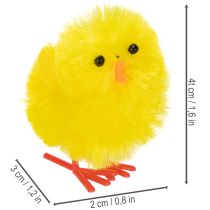 Article Ensemble de poussins de Pâques pour des décorations et des créations printanières joyeuses, 4 cm, 10 pièces