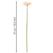 Article Gerberas artificiels abricot 47 cm, lot de 6