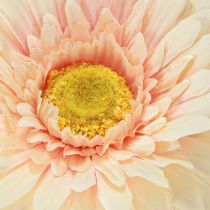 Article Fleurs artificielles Gerbera Abricot 47cm
