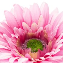 Article Gerberas artificiels roses pour jardin, 47 cm, lot de 6