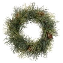 Article Couronne artificielle de branches de pin avec pommes de pin 60 cm