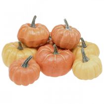 Citrouille Artificielle Orange Ø6-8cm 8pcs