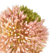 Article Allium artificiel ail ornemental rose vert Ø10cm L65cm