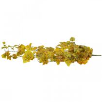 Article Feuilles de Vigne Artificielles Jaune Brun Vert Branches Suspendues L95cm