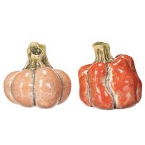 Article Ensemble de citrouilles : Petites citrouilles décoratives pour la décoration d'automne, 5 cm, lot de 3