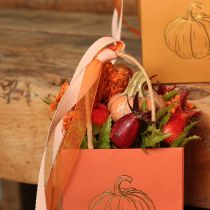 Article Ensemble de citrouilles : Petites citrouilles décoratives pour la décoration d'automne, 5 cm, lot de 3