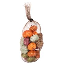 Article Ensemble de 24 mini citrouilles décoratives, décorations d'automne et d'Halloween, couleurs assorties, 4 cm