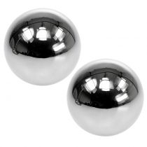 Article Boules décoratives inox Ø11cm 2 pcs