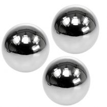 Décoration boules inox Ø8cm 6 pcs