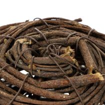 Article Sphère décorative en vigne, brun naturel, Ø 14 cm H 14 cm