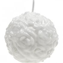 Article Bougie boule à motif de rose pour une décoration et des occasions romantiques