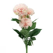Article Fleurs artificielles dahlias décoratifs rose artificiel 50cm