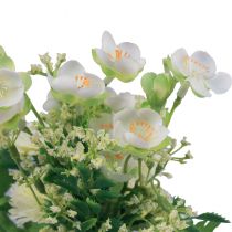 Article Fleurs artificielles décoration bouquet de fleurs artificielles Jasmin Bellis artificiel 30cm