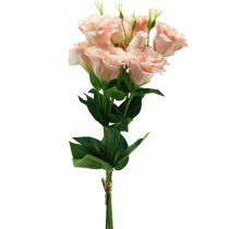 Article Fleurs artificielles Eustoma Lisianthus rose 52cm 5pcs