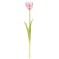 Article Bouquet de fleurs artificielles 5 tulipes perroquet Tulipes artificielles 40cm