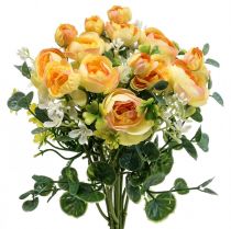 Article Fleurs artificielles déco bouquet renoncule artificielle jaune 32cm