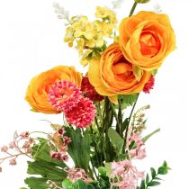 Article Bouquet artificiel Roses artificielles Fleurs des champs 59cm