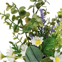 Article Bouquet artificiel avec décoration de fleurs artificielles d&#39;eucalyptus 48cm