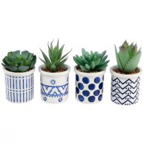 Article Plantes artificielles succulentes plante verte artificielle 9-12.5cm 4pcs