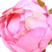 Article Roses artificielles Pivoines artificielles en rose L80cm 2pcs