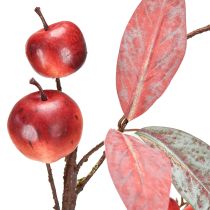 Article Branche de pommier artificielle rouge, décoration d&#39;automne, branche de Noël, 70 cm