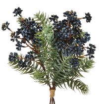 Article Branches de genévrier artificielles avec baies, branches en aiguilles, 45 cm, 3 pièces