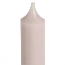 Article Bougies bâton court couleur rose clair 21×110mm 6 pcs
