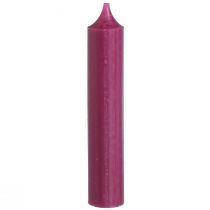 Article Bougies en bâton court bougies en cire en Baie 21×110mm 6 pcs