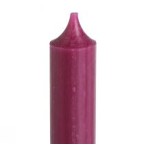 Article Bougies en bâton court bougies en cire en Baie 21×110mm 6 pcs