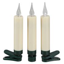 Article Bougies d'arbre LED à piles scintillantes 10 LED H10cm