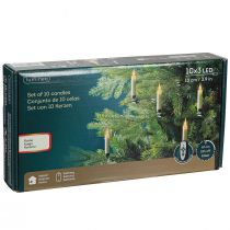 Article Bougies d'arbre LED à piles scintillantes 10 LED H10cm