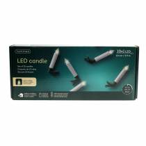 Article Bougies d'arbre LED 10cm blanc chaud avec télécommande 10pcs