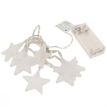 Article Guirlande lumineuse LED étoiles avec minuterie 10 LED blanc chaud 90cm