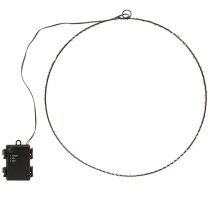 Article Anneau LED à suspendre en métal 110L blanc chaud intérieur Ø35cm