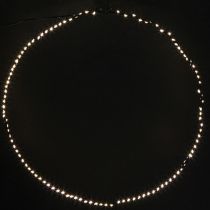 Article Anneau LED à suspendre en métal 110L blanc chaud intérieur Ø35cm