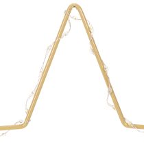 Article Étoile à 50 LED, décoration de table en métal, fonctionne sur piles, pour une utilisation intérieure, 33 cm