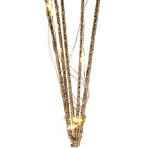 Article Étoile décorative à LED en fil de fer, à suspendre pour l'intérieur, 40 LED, blanc chaud, 42 cm