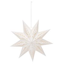 Article Décoration LED étoile de Noël à suspendre, blanc chaud, intérieur, 38 cm