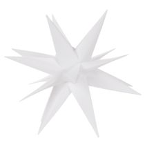 Article Étoile décorative à LED, blanc chaud, pour extérieur, avec minuterie, 40 cm