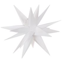 Article Étoile de Noël LED blanc chaud avec minuterie extérieure 60 cm
