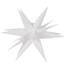 Article Étoile de Noël LED blanc chaud avec minuterie extérieure 60 cm