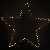Article Étoile LED sur pied 150 Micro LED blanc chaud métal Ø58cm