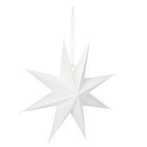Article Étoile suspendue LED avec minuterie, blanc chaud, extérieur, 38 cm